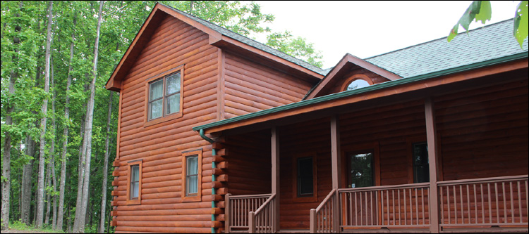 Log Home Staining in Spindale,  North Carolina