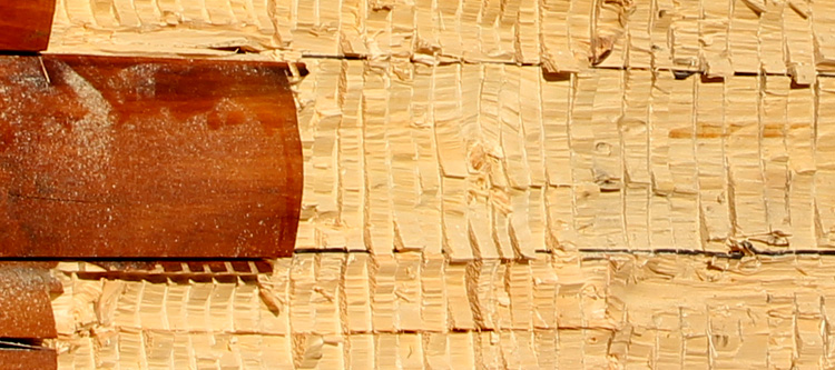 Log Home Face Restoration  Cliffside,  North Carolina
