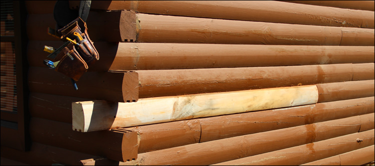 Log Home Damage Repair  Rutherford County,  North Carolina
