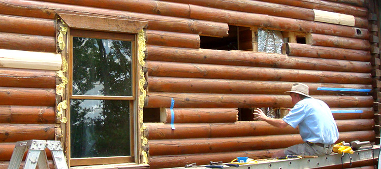 Log Home Repair Rutherford County,  North Carolina
